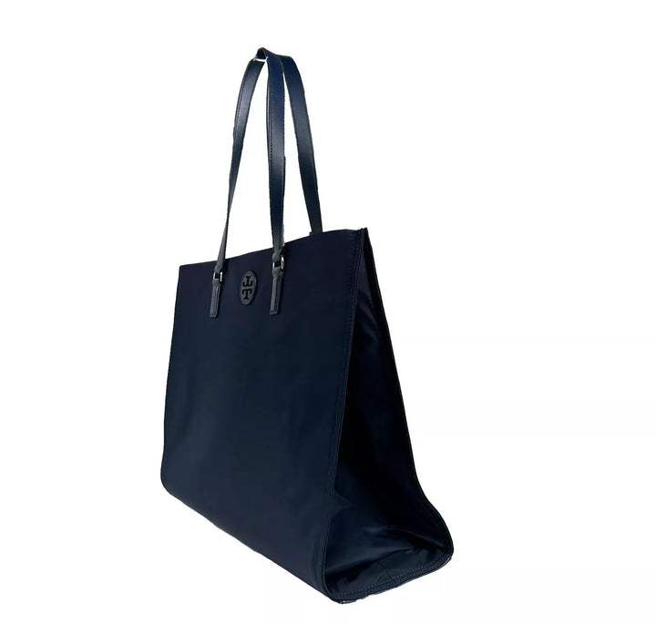 Tory Burch Navy Ella Large Nylon Tote Bag Purse 136144