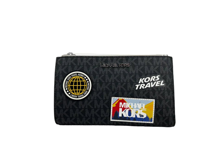 Michael Kors Jet Set Travel Double Zip Wristlet Wallet