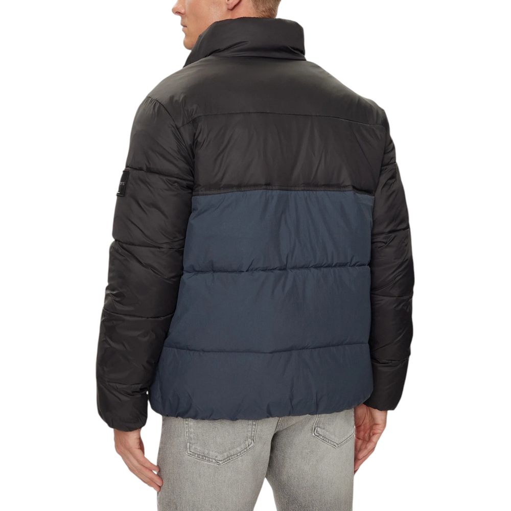 Calvin Klein Jeans Blue Recycled Polyamide Coat
