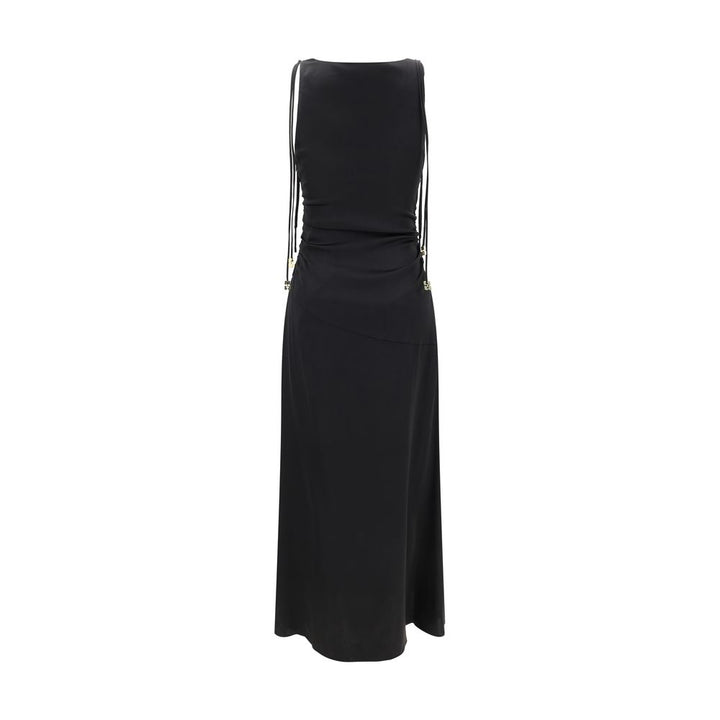 Ganni Satin Long Dress
