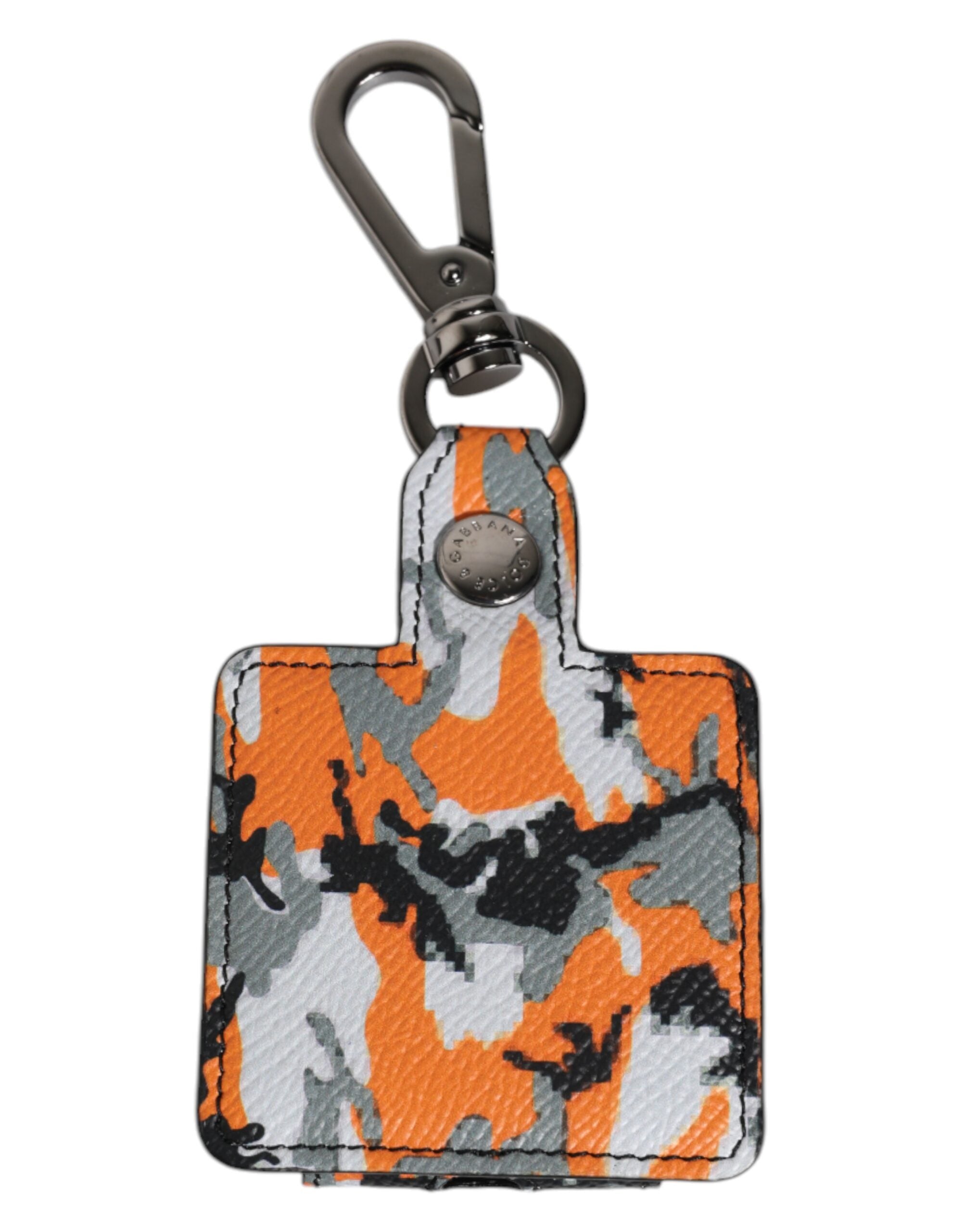 Dolce & Gabbana Multicolor Camouflage Leather Airpods Case