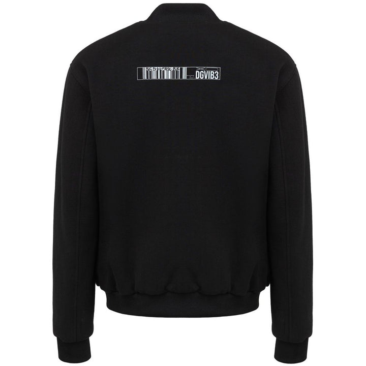 Dolce & Gabbana Black Viscose Bomber