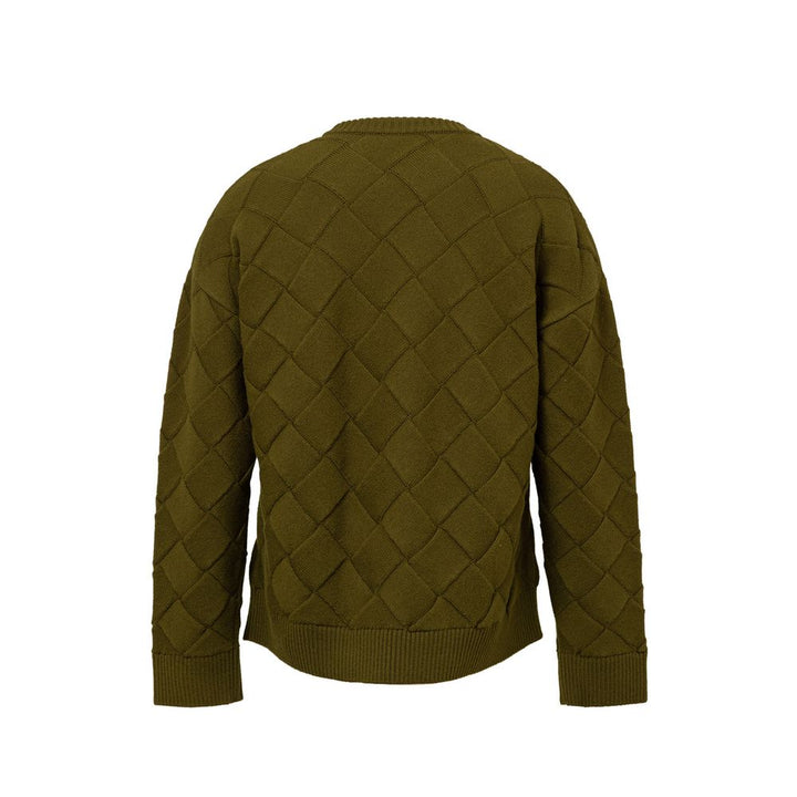 Bottega Veneta Green Wool Sweatshirt