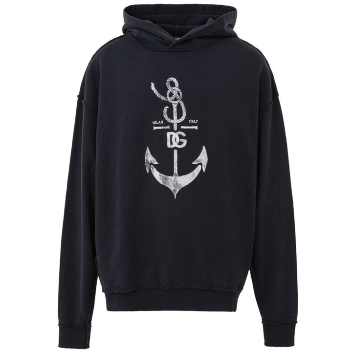 Dolce & Gabbana Blue Cotton Sweatshirt