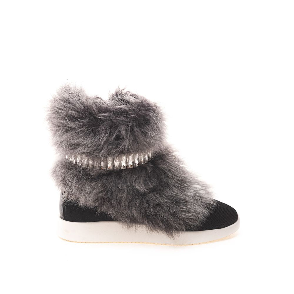 Giuseppe Zanotti Black Neoprene Chunky Sneakers