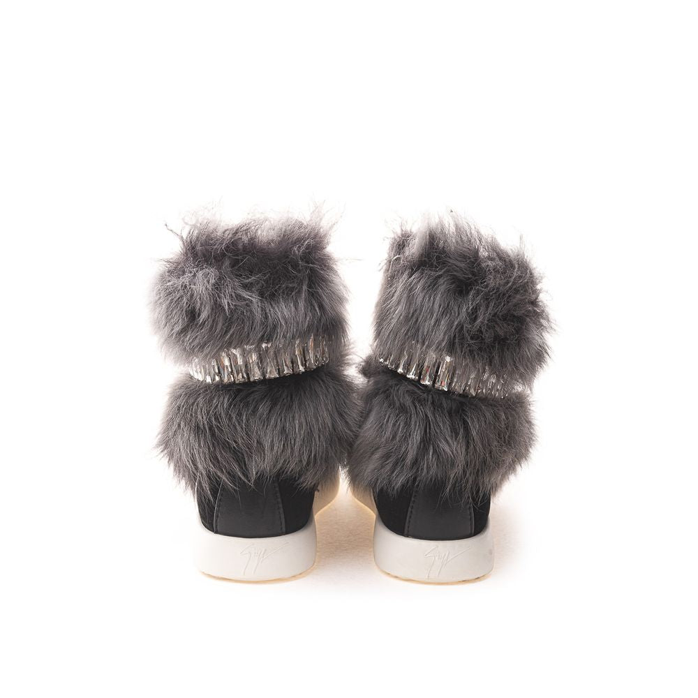 Giuseppe Zanotti Black Neoprene Chunky Sneakers
