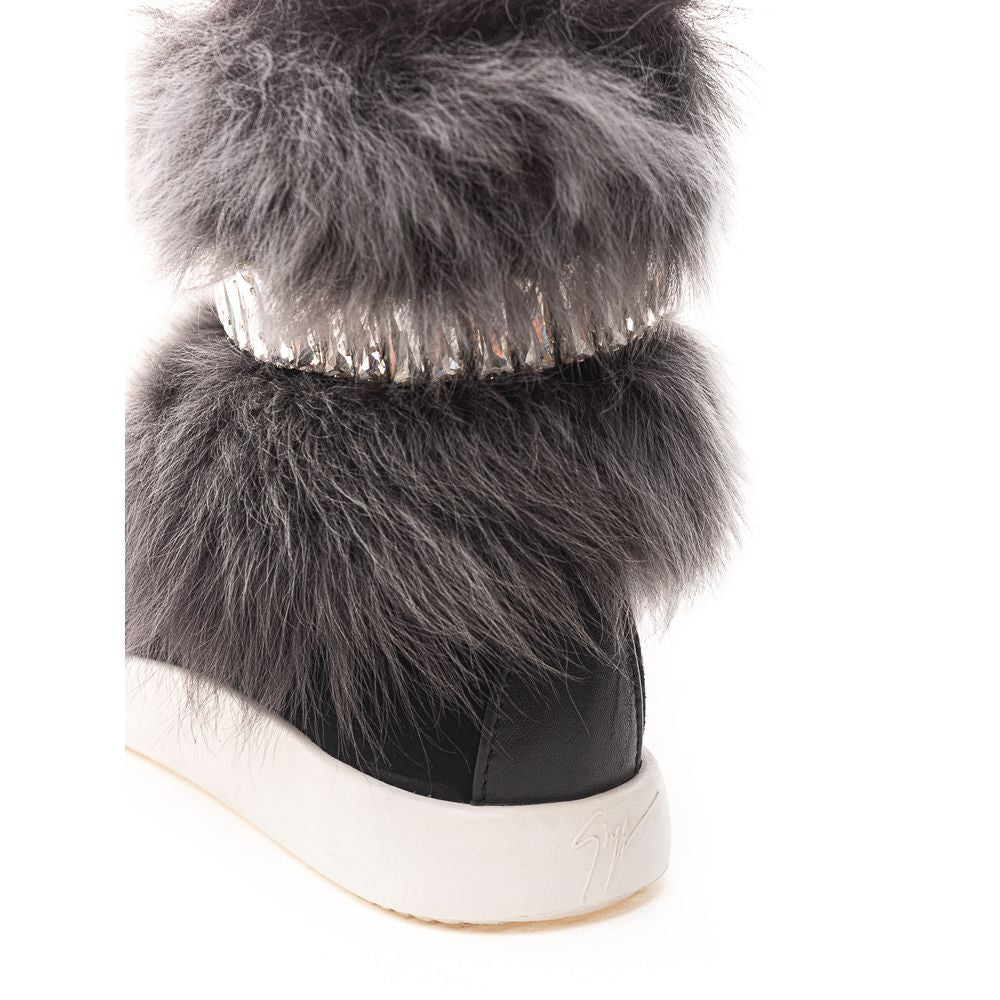 Giuseppe Zanotti Black Neoprene Chunky Sneakers