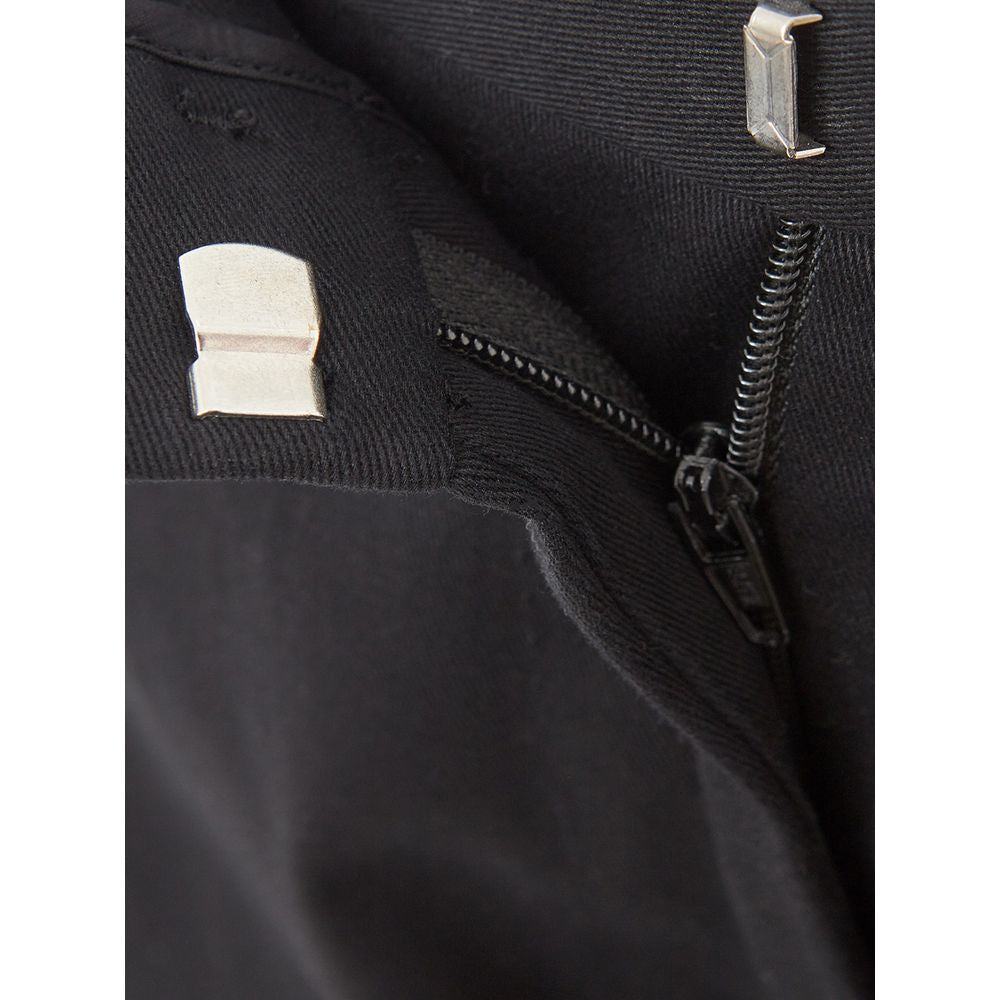 Lardini Black Cotton Chino Pants