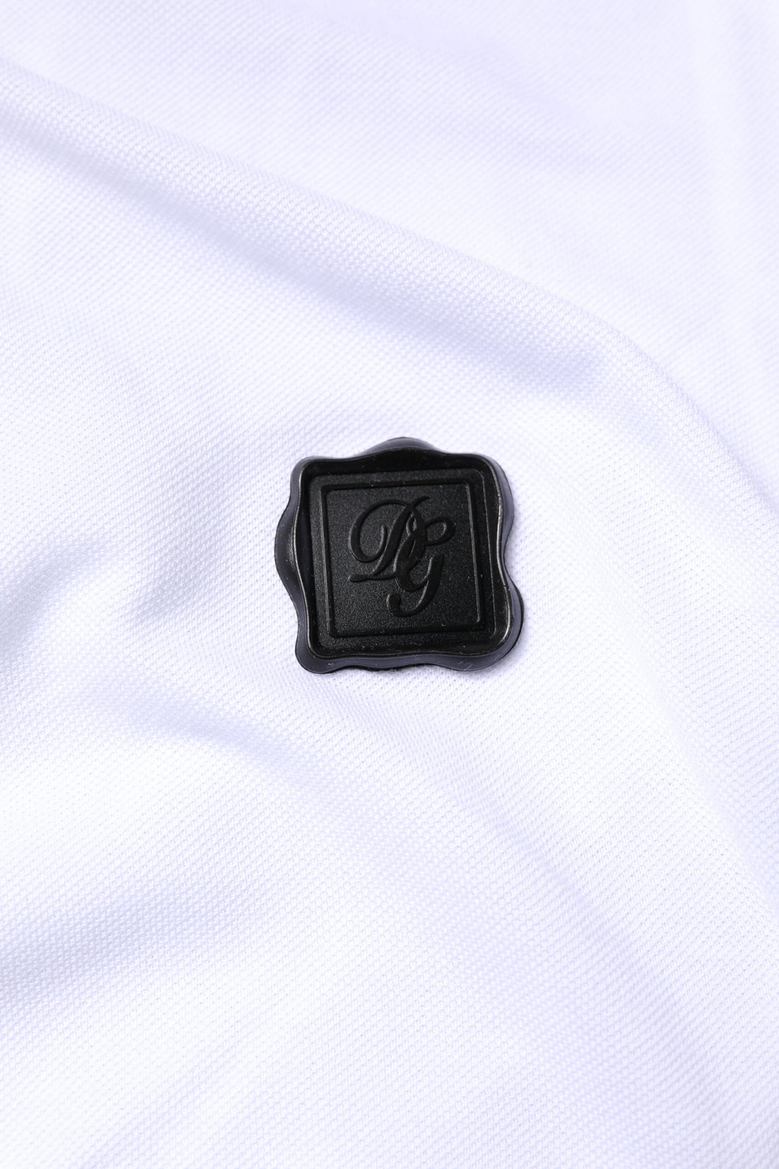 Dolce & Gabbana White Cotton Logo Collared Polo T-shirt