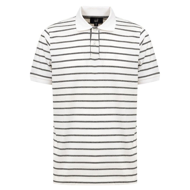 Dunhill White Cotton Polo Shirt