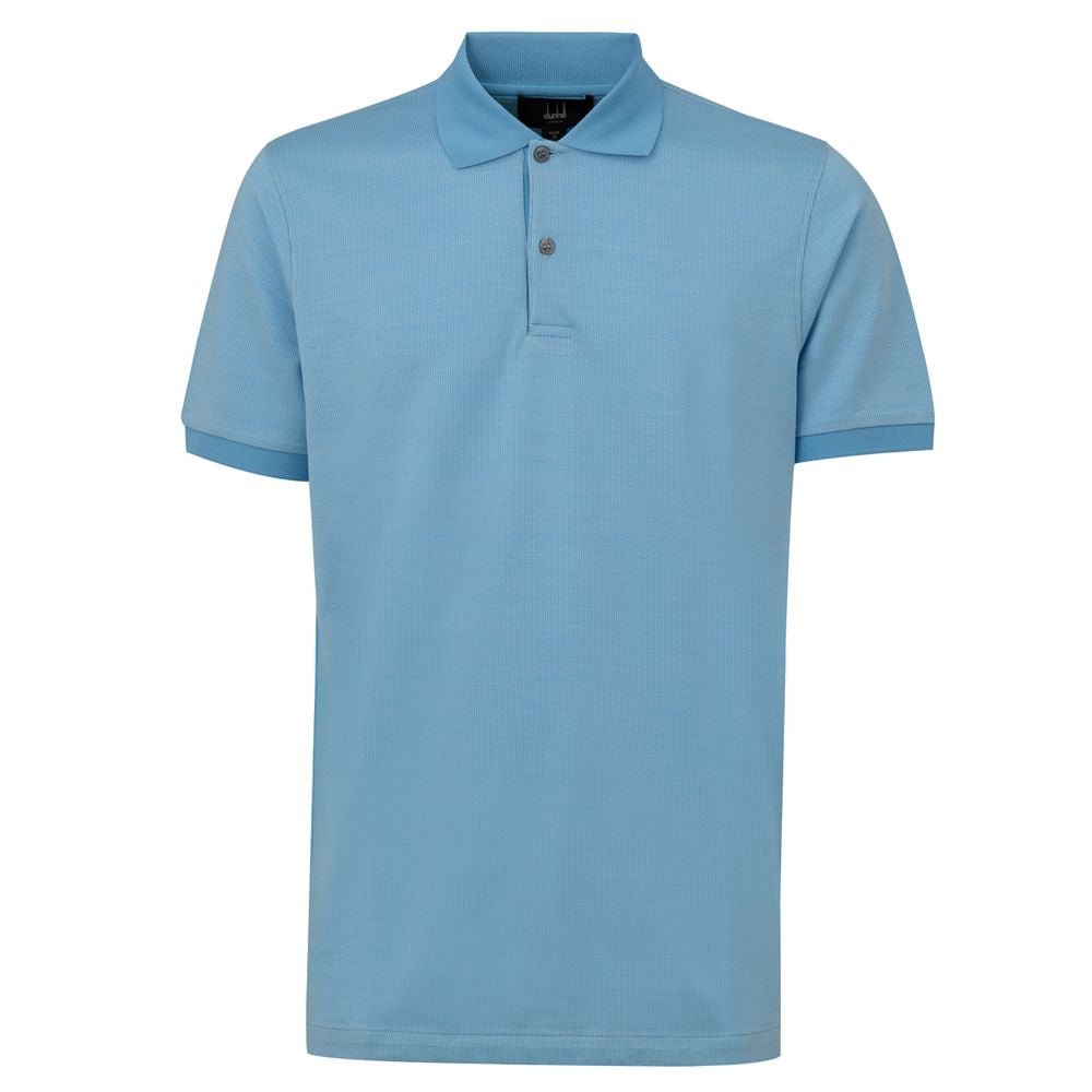 Dunhill Blue Cotton Polo Shirt