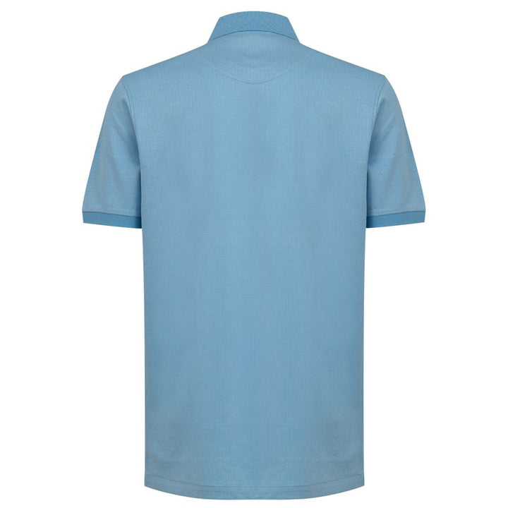 Dunhill Blue Cotton Polo Shirt