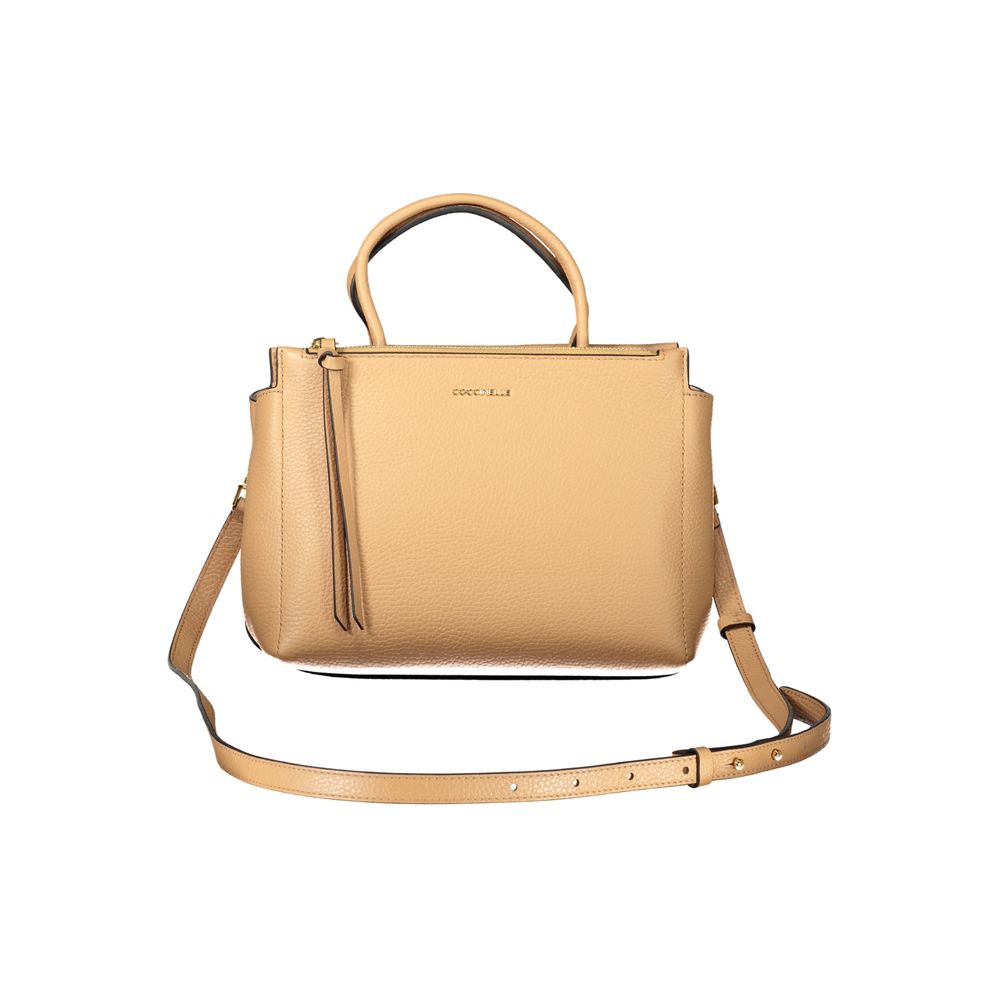 Coccinelle Marrone Leather Women Handbag