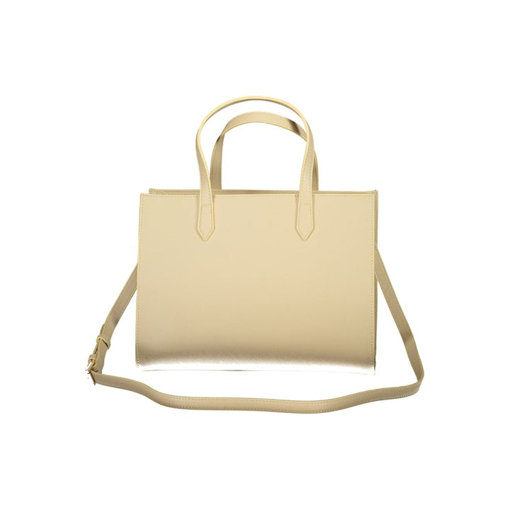 Mario Valentino Beige Polyurethane Women Handbag