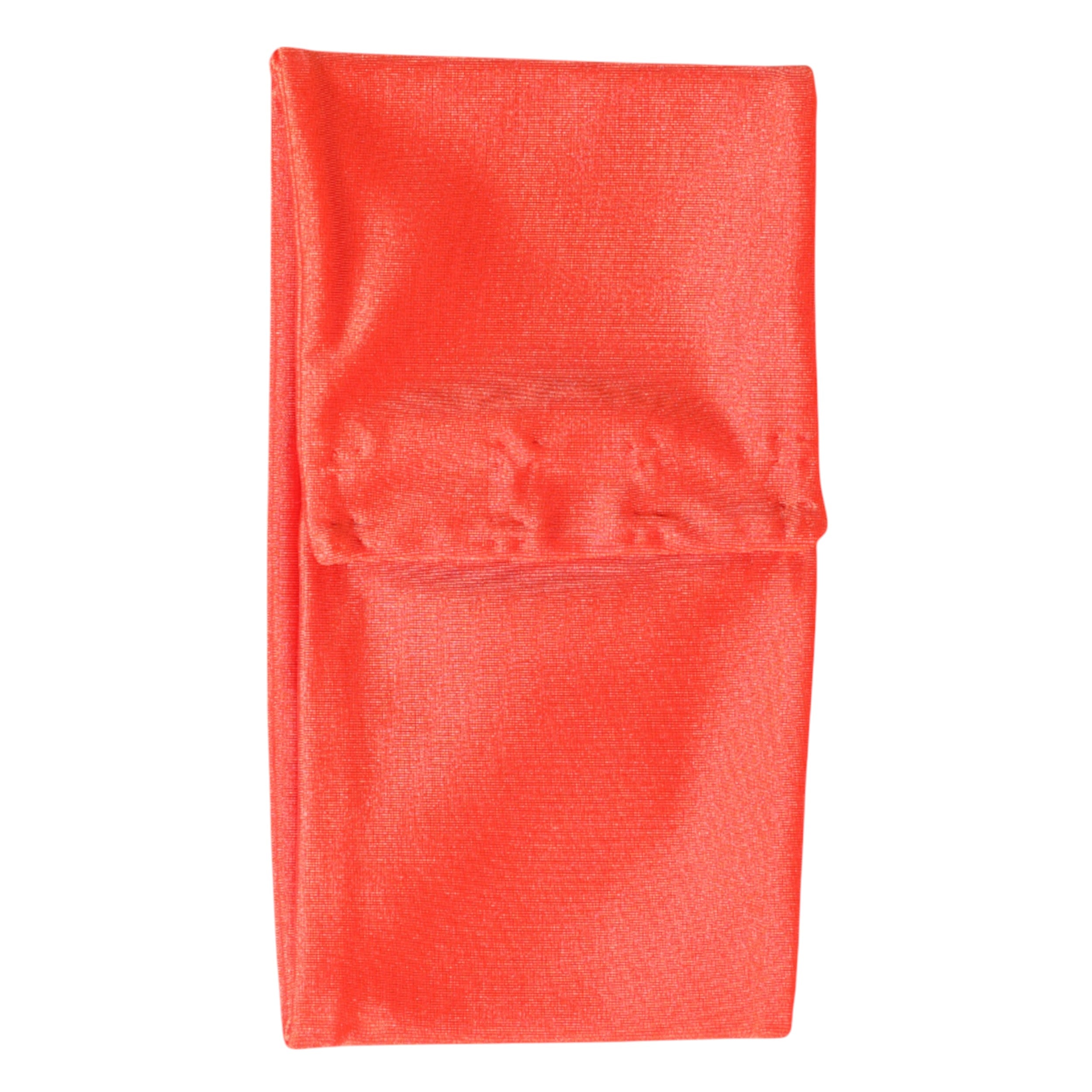 Dolce & Gabbana Orange Nylon Stretch Women Neck Warmer Scarf