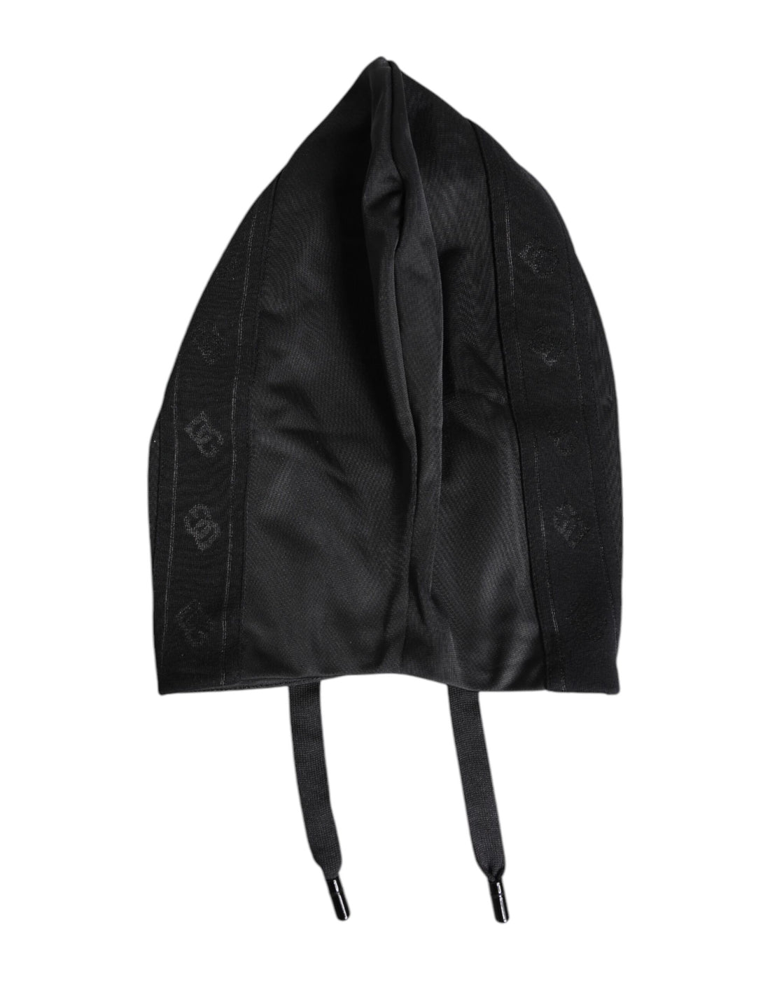 Dolce & Gabbana Black Polyester Whole Head Wrap Hat
