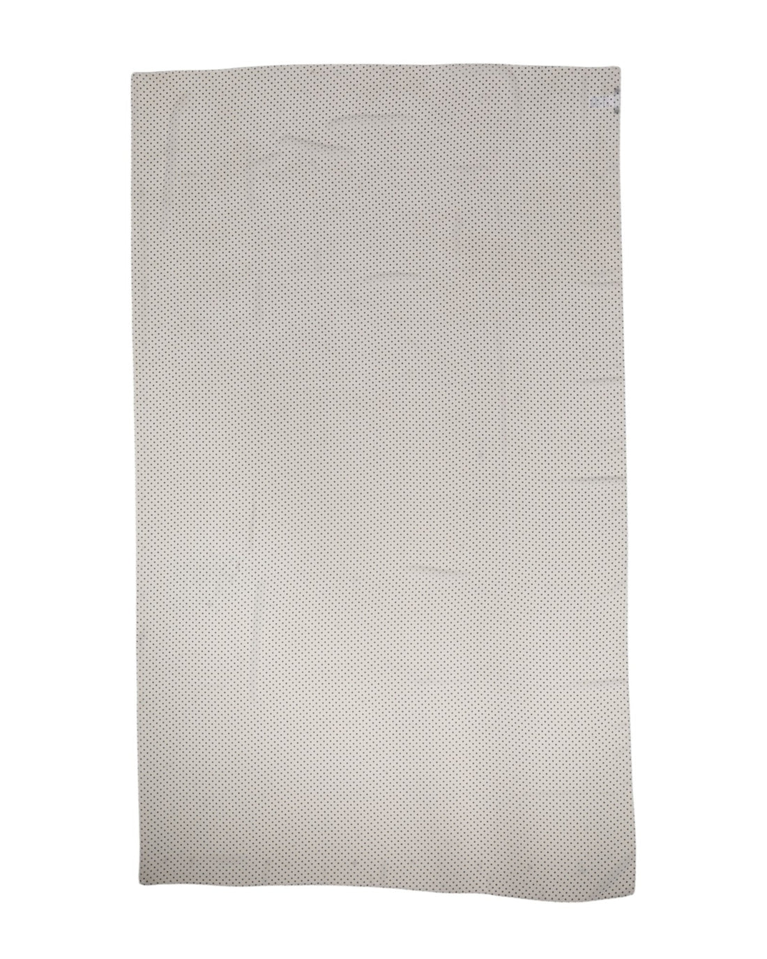 Dolce & Gabbana White Polka Dots Polyester Wrap Shawl Scarf