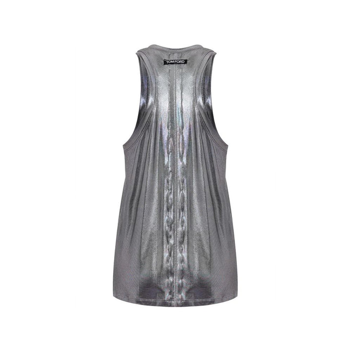 Tom Ford Gray Viscose Tank Tops