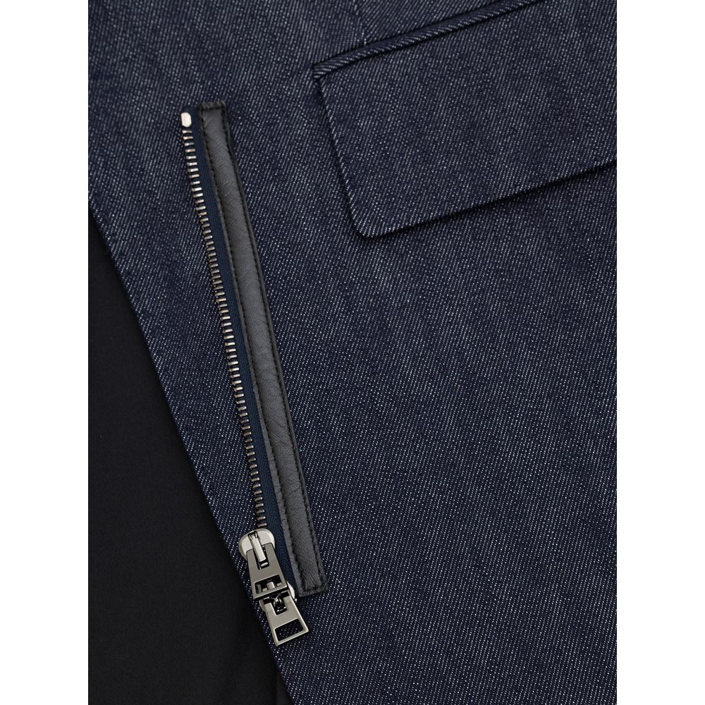 Tom Ford Blue Cotton Denim Jacket