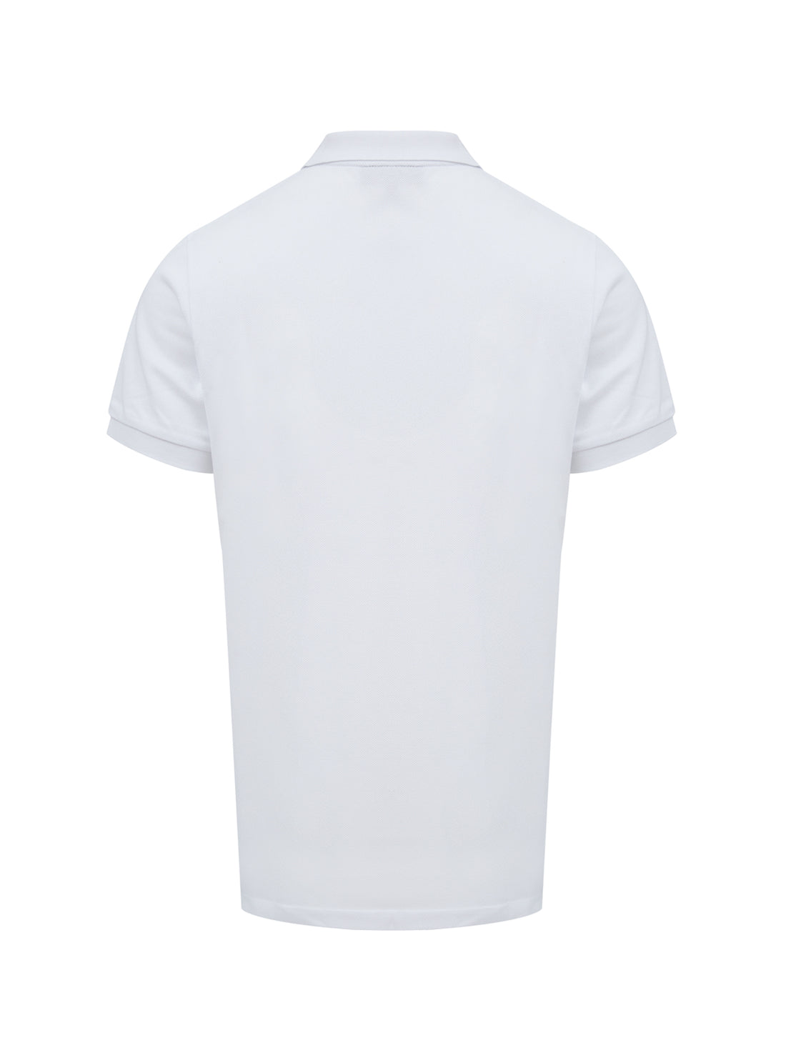 Burberry White Cotton Collared Polo Shirt