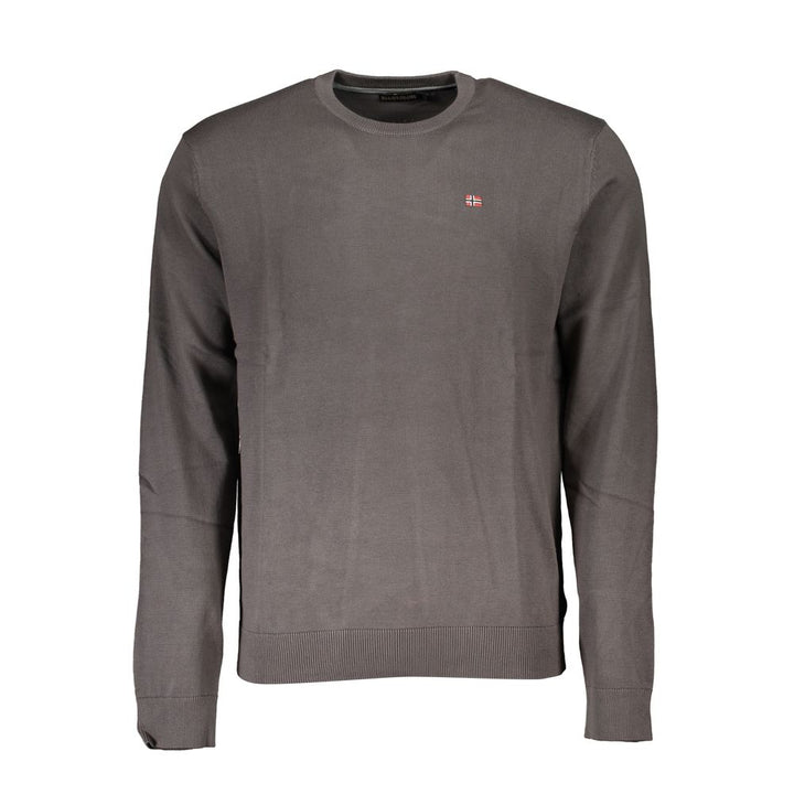 Napapijri Grigio Cotton Men Sweater
