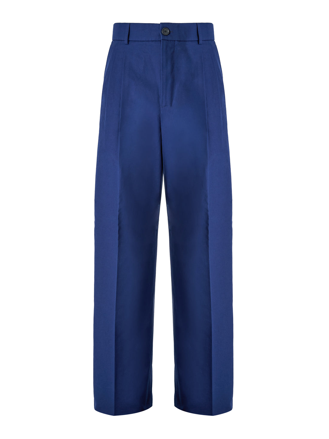 Gucci Blue Classic Cotton Pants