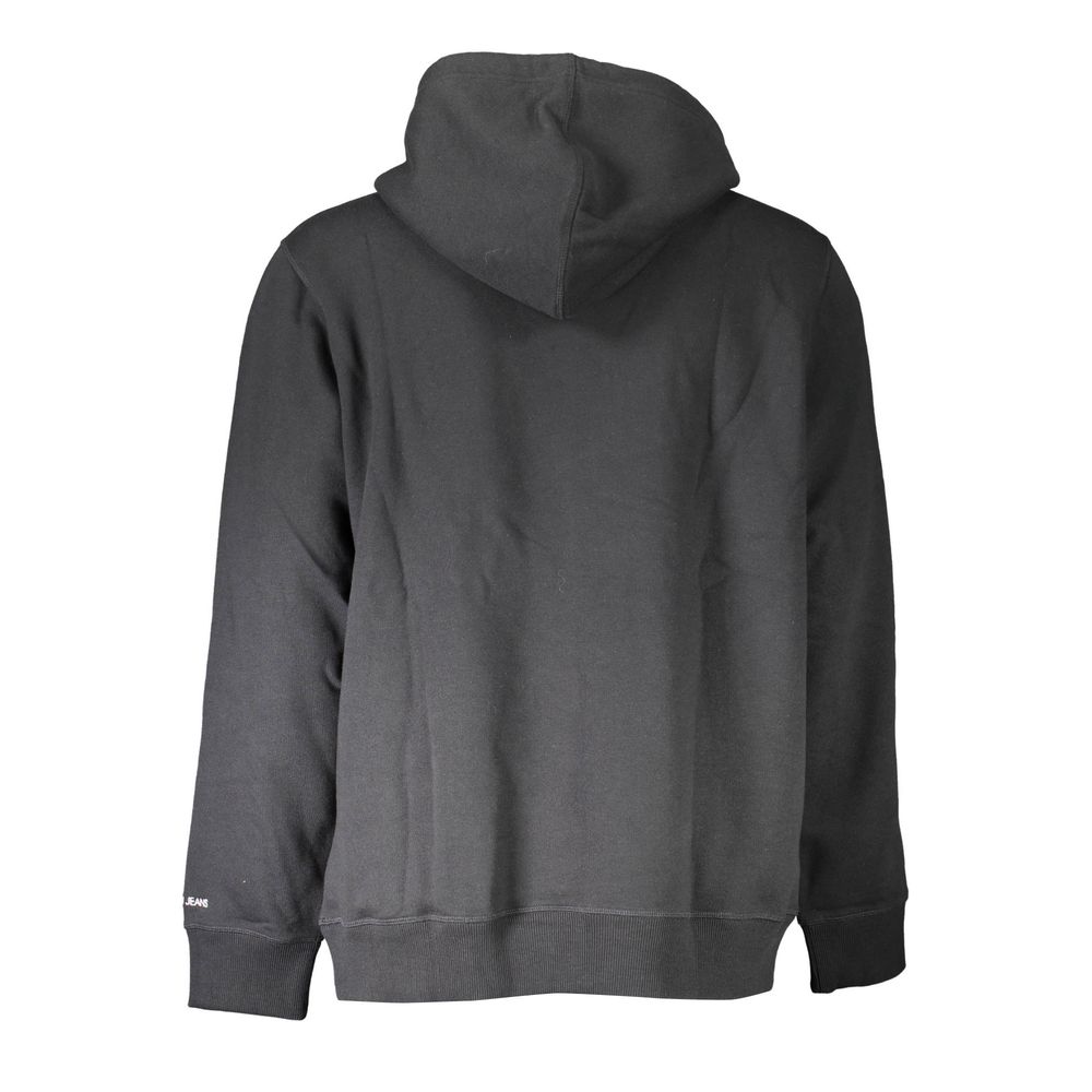 Calvin Klein Black Cotton Men Sweatshirt