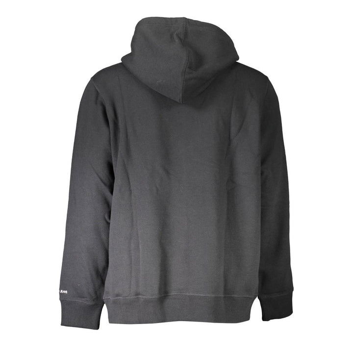 Calvin Klein Black Cotton Men Sweatshirt