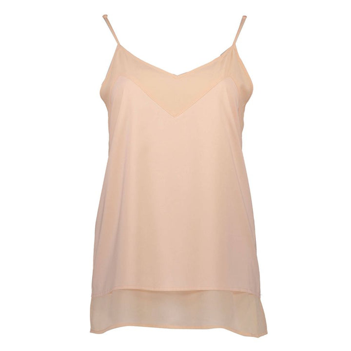 Silvian Heach Rosa Polyester Women T-Shirt