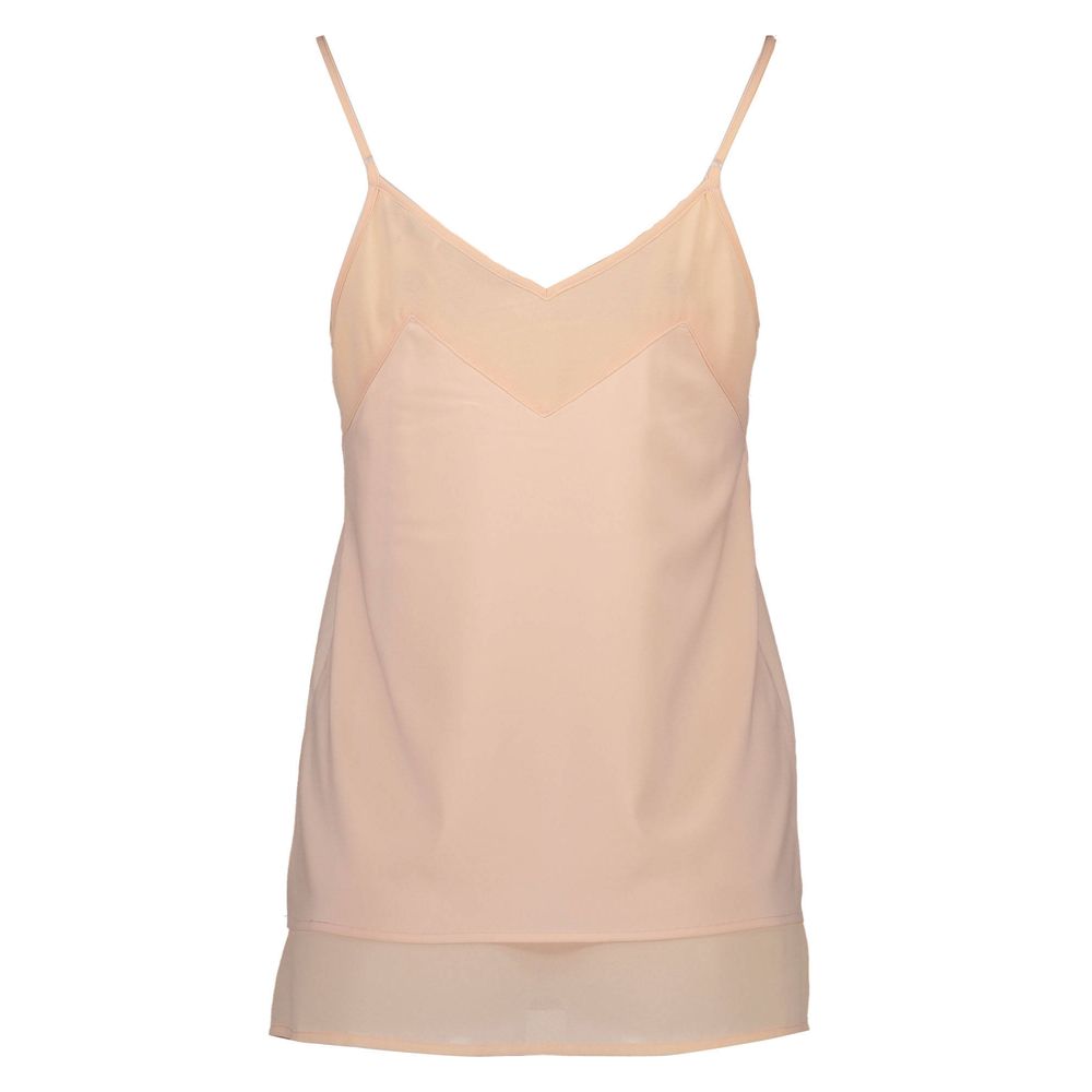 Silvian Heach Rosa Polyester Women T-Shirt