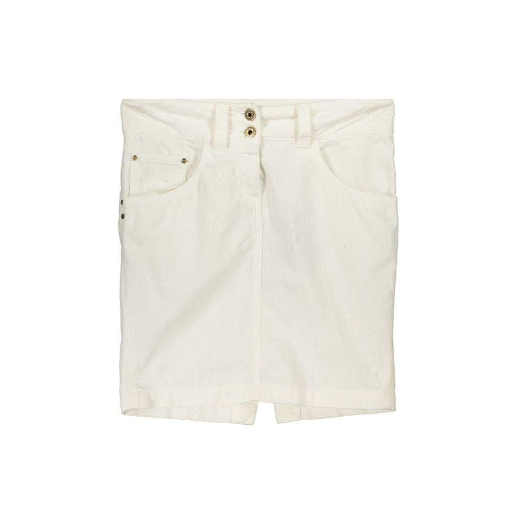 Patrizia Pepe White Cotton Women Skirt