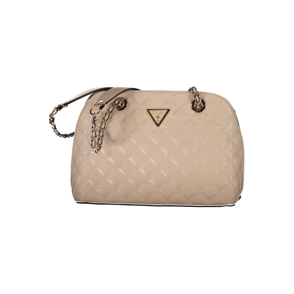 Guess Jeans Beige Polyurethane Women Handbag