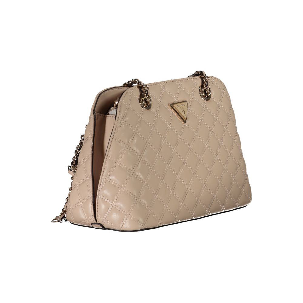 Guess Jeans Beige Polyurethane Women Handbag