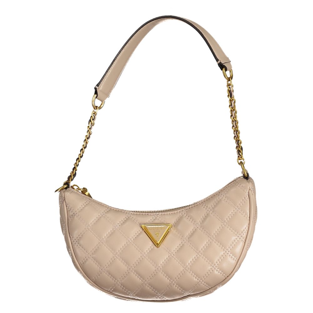 Guess Jeans Beige Polyurethane Women Handbag