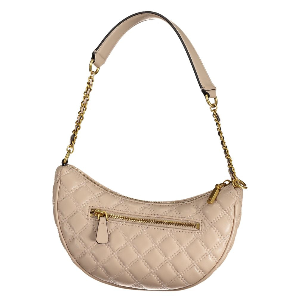 Guess Jeans Beige Polyurethane Women Handbag