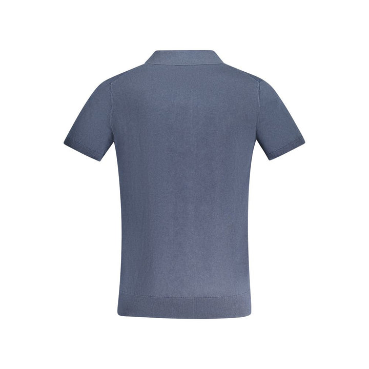 Guess Jeans Blu Cotton Men Polo