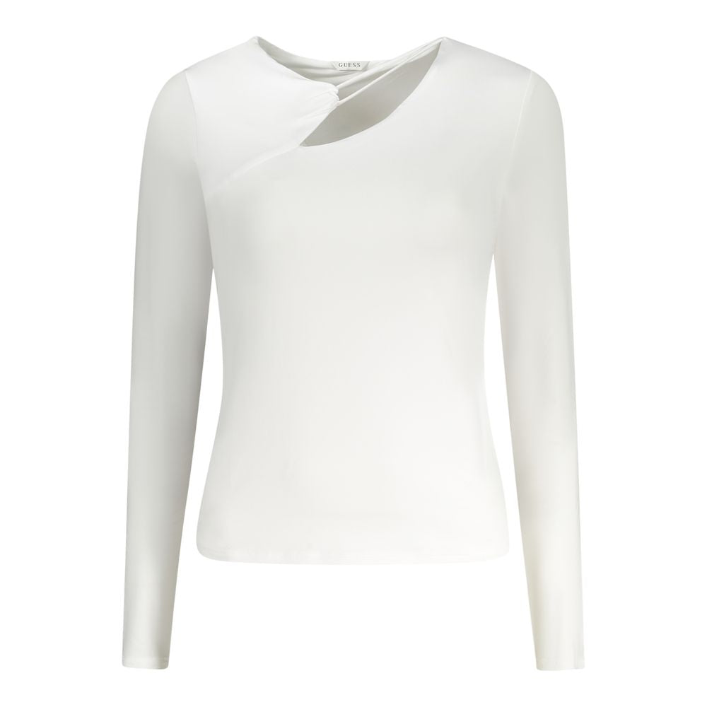 Guess Jeans Bianco Poliestere Women T-Shirt