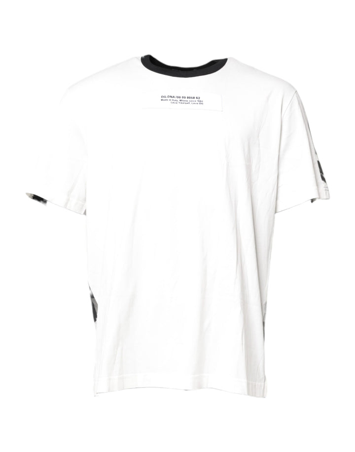 Dolce & Gabbana Multicolor Camouflage Crew Neck T-shirt
