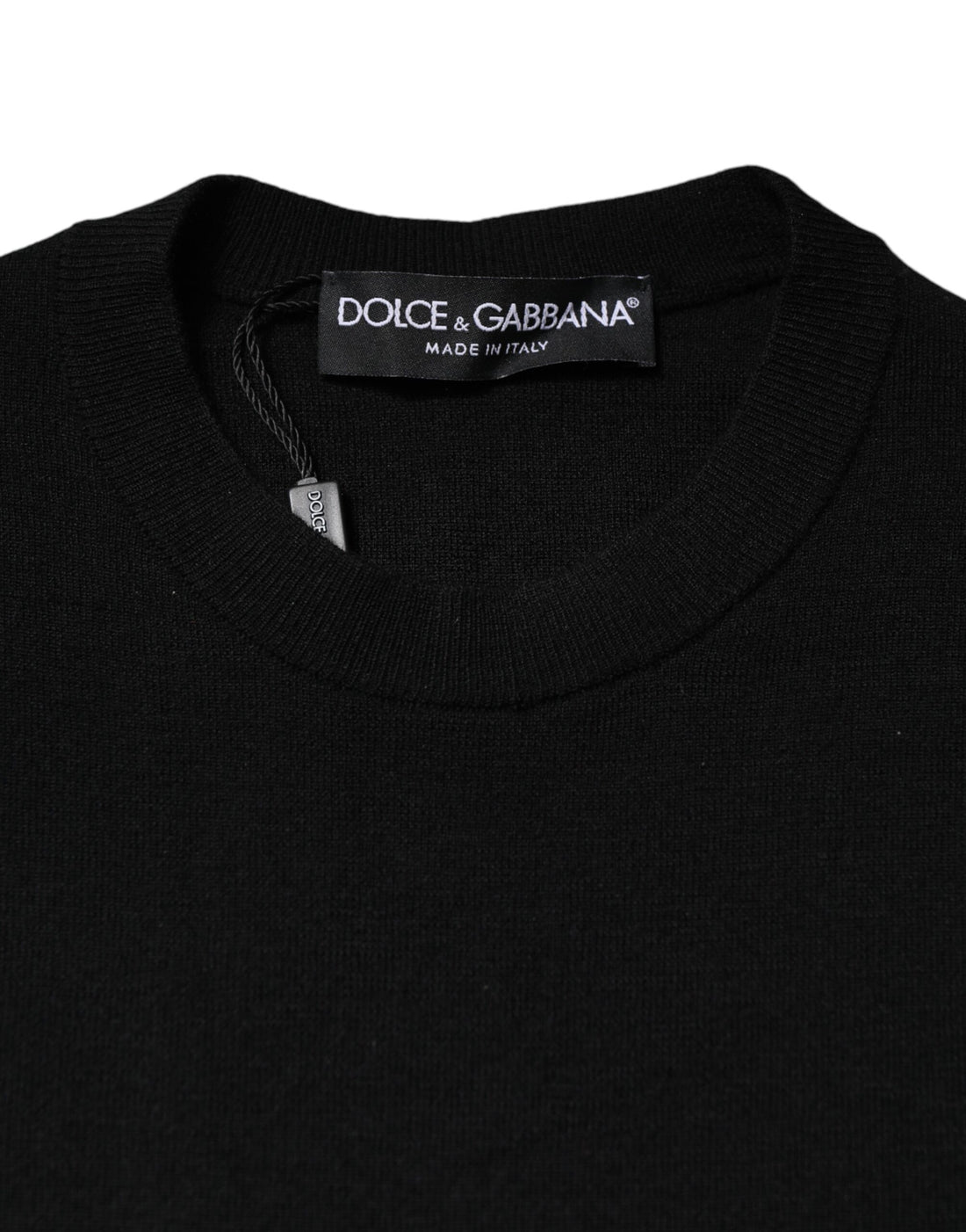 Dolce & Gabbana Black Long Sleeves Bodycon Sheath Dress