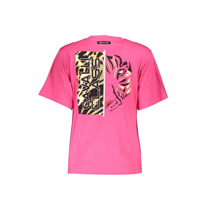 Cavalli Class Rosa Cotton Women T-Shirt