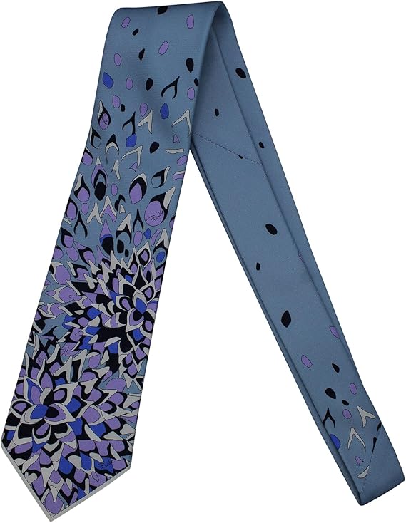 Emilio pucci Multicolor Evolving Tapestry Artsy Tie