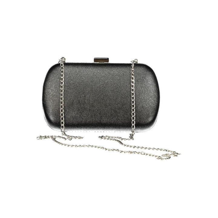Mario Valentino Black Polyurethane Women Handbag