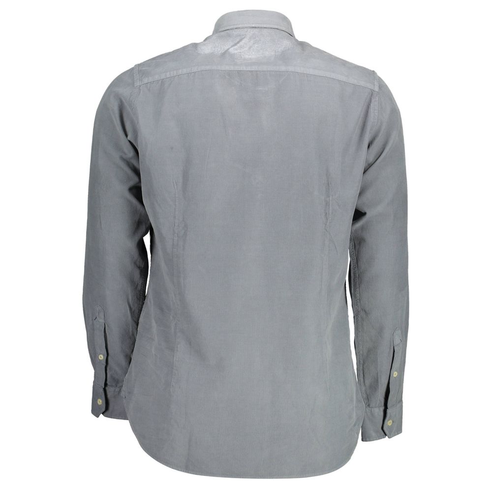 U.S. POLO ASSN. Blu Cotton Men Shirt