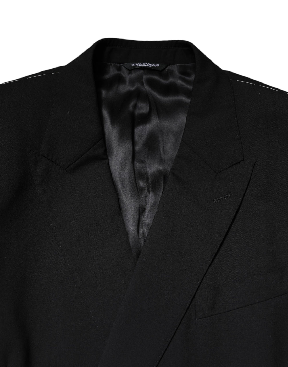 Dolce & Gabbana Black MARTINI Double Breasted Suit Jacket