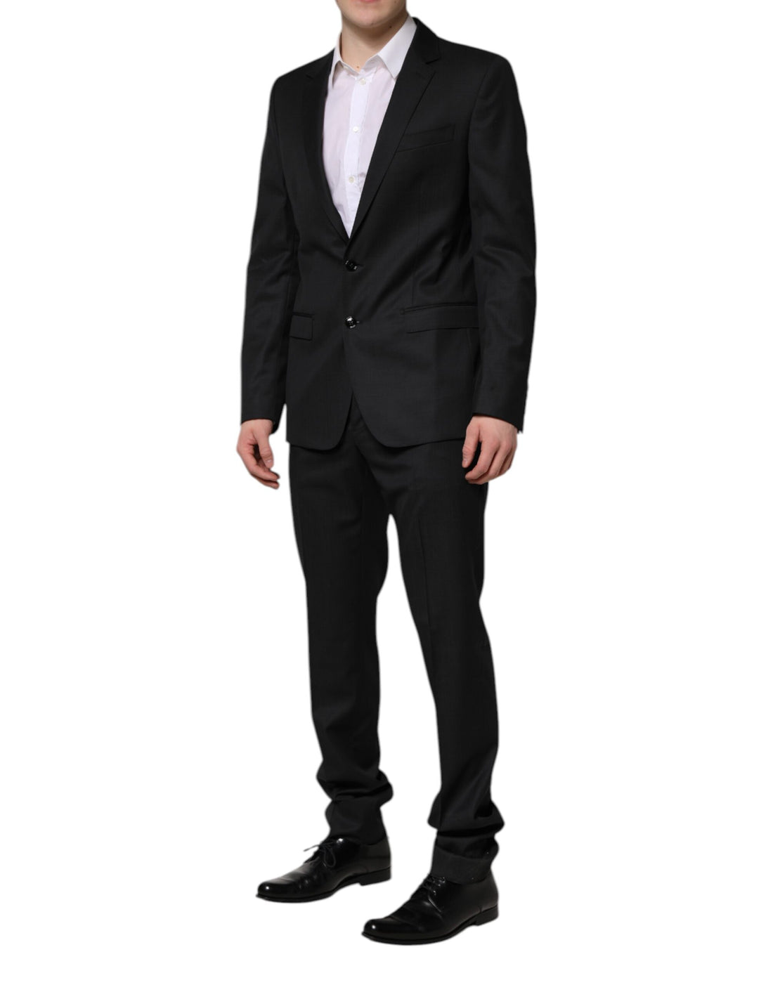 Dolce & Gabbana Dark Gray MARTINI 2 Pc Single Breasted Suit