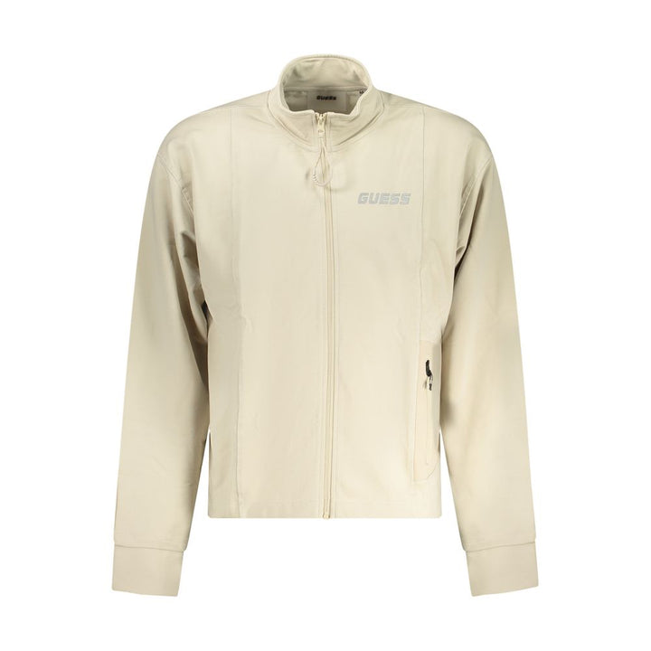 Guess Jeans Beige Cotton Men Sweatshirt