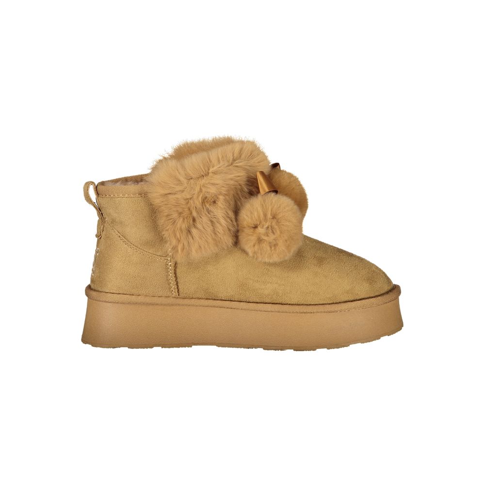 Laura Biagiotti Marrone Polyester Women Stivaletto