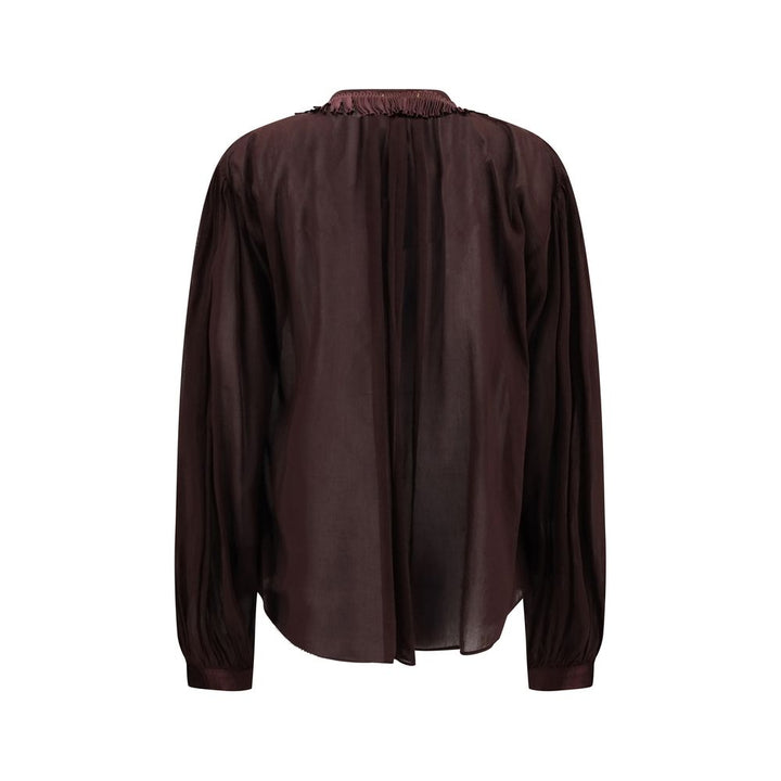 Forte_Forte Shirt with fringed collar