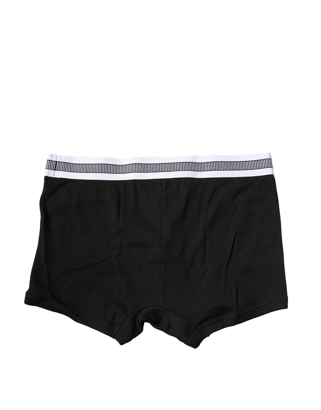 Dolce & Gabbana Black Cotton Stretch Regular Boxer Underwear