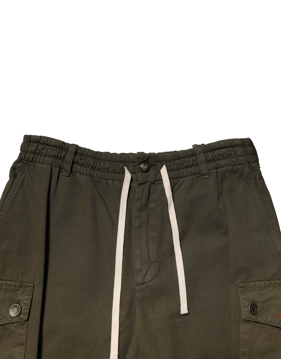Dolce & Gabbana Brown Cotton Cargo Drawstring Pants
